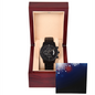 Black Chronograph Watch