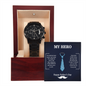 Black Chronograph Watch