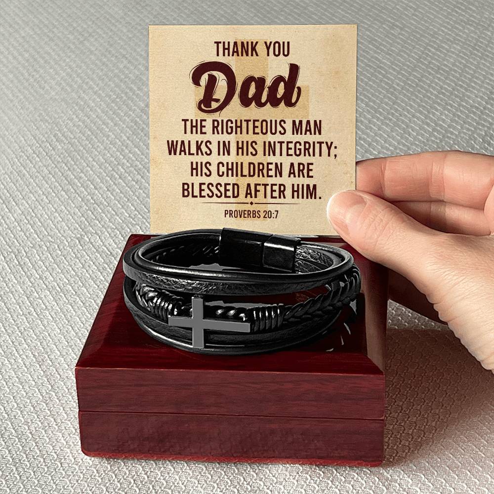 Men's Cross Bracelet