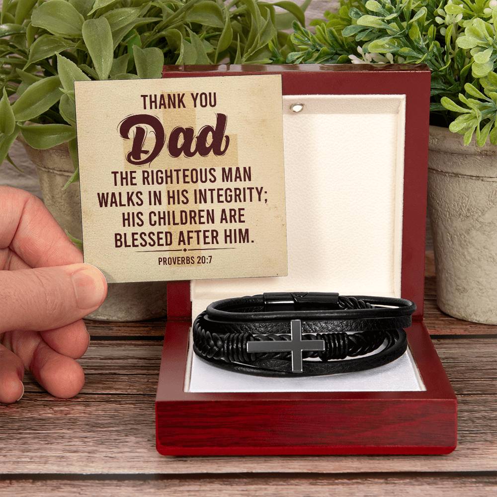 Men's Cross Bracelet