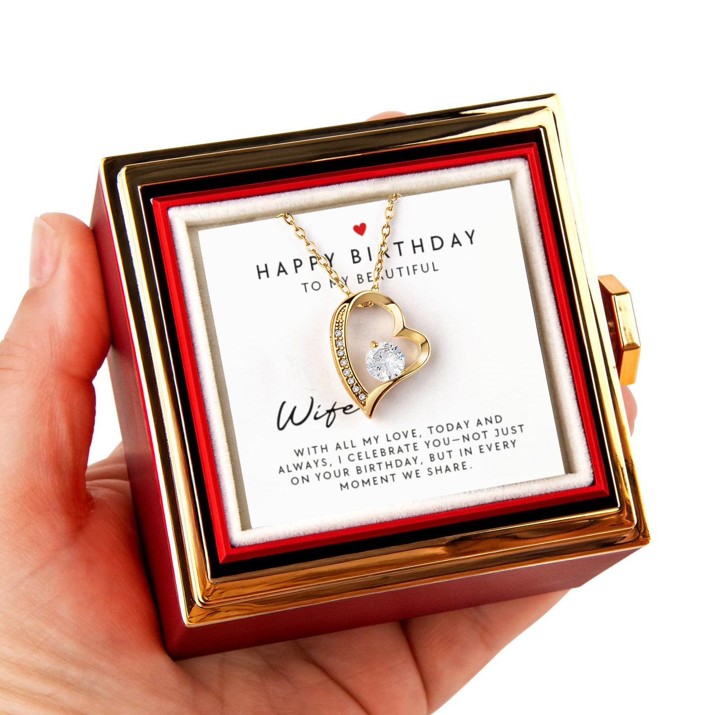 Forever Love with Rotating Rose Gift Box