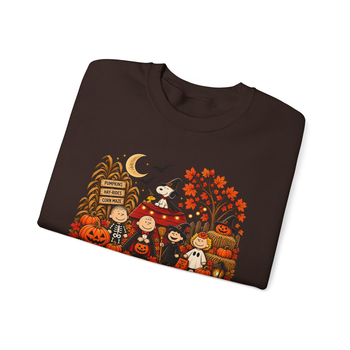 Vintage Halloween Pumpkin Patch Sweatshirt | Cute Fall Graphic Crewneck