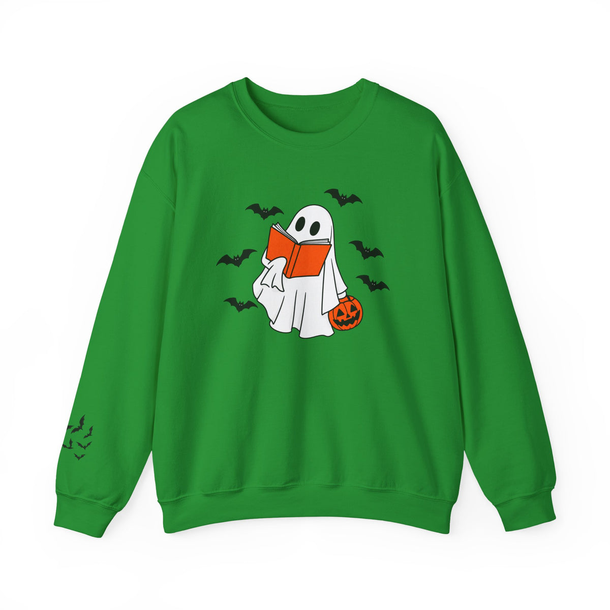 Spooky Bookworm Sweatshirt | Reading Ghost Halloween Crewneck