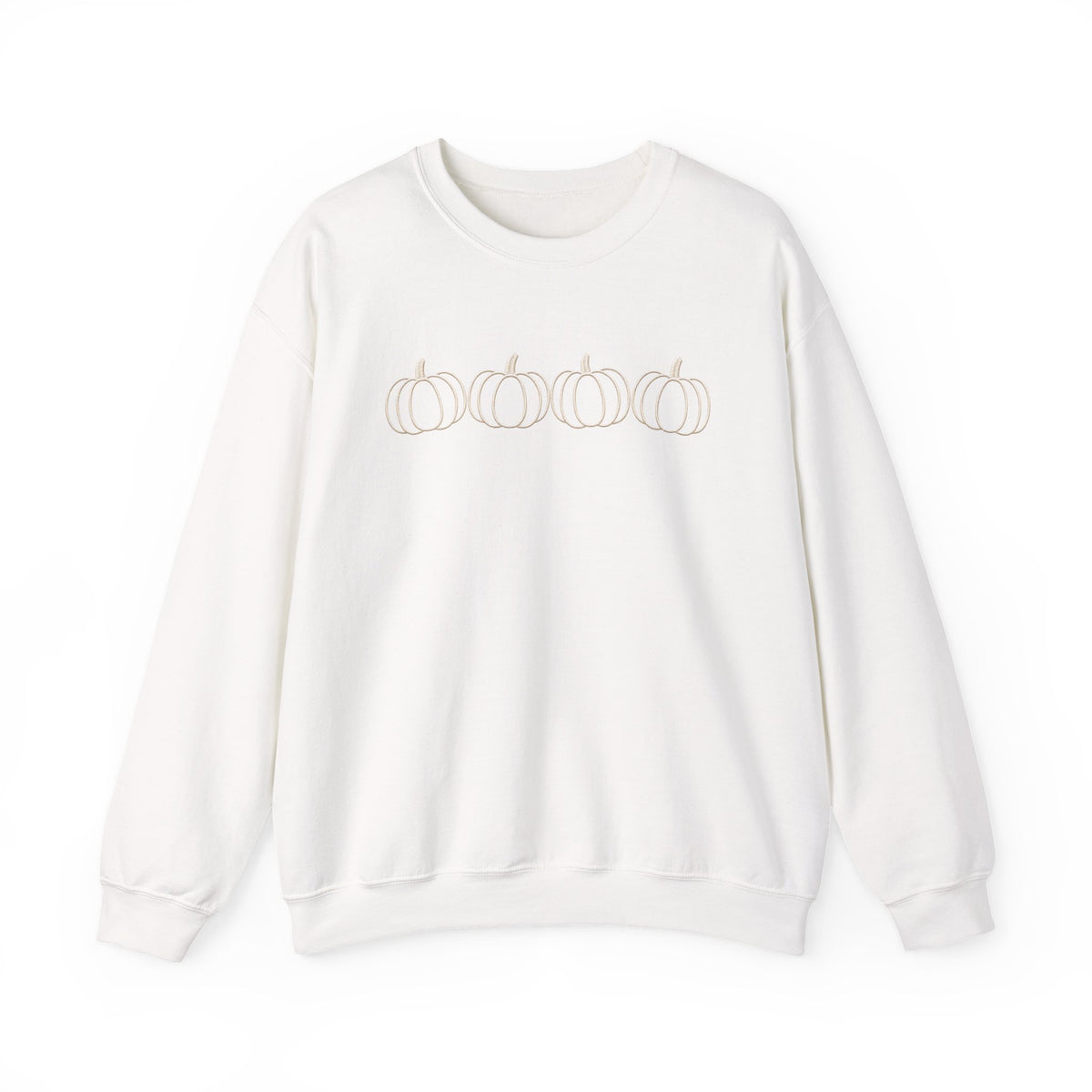 Minimalist Pumpkin Sweatshirt | Sage Green Fall Crewneck