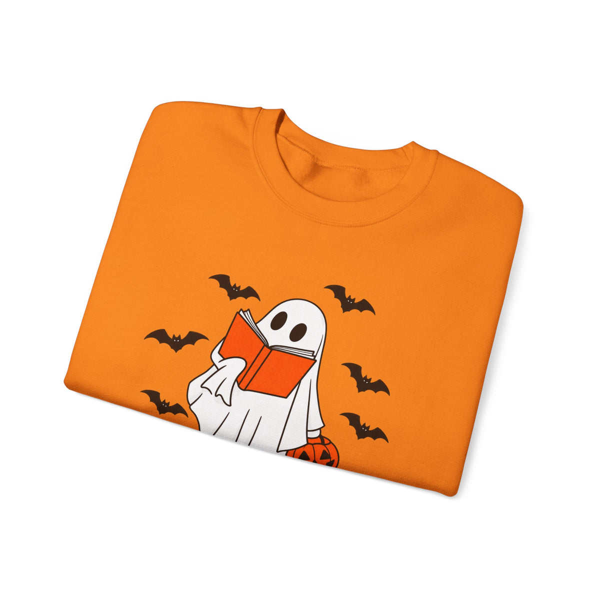 Spooky Bookworm Sweatshirt | Reading Ghost Halloween Crewneck