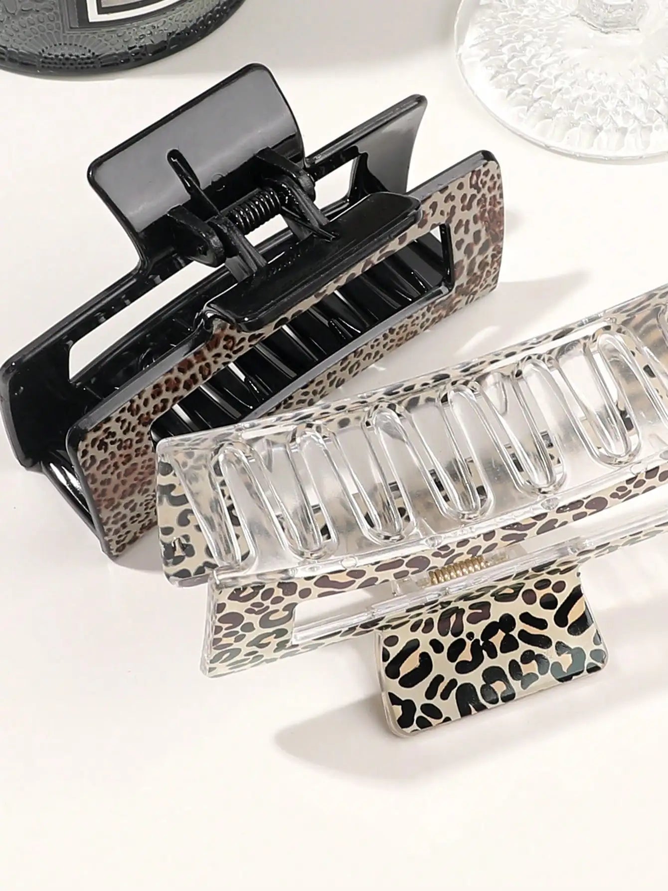 Chic Leopard Hair Clips