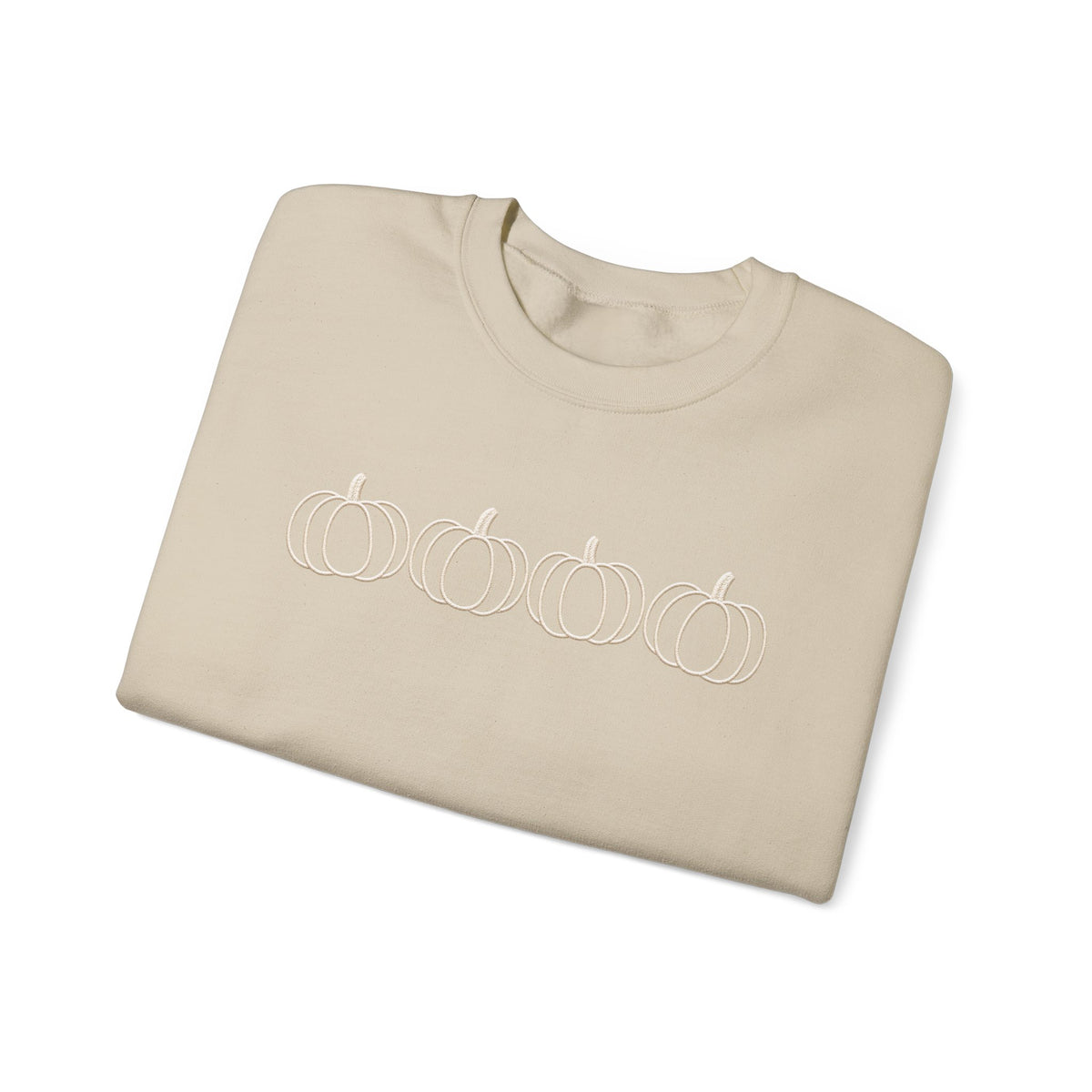 Minimalist Pumpkin Sweatshirt | Sage Green Fall Crewneck