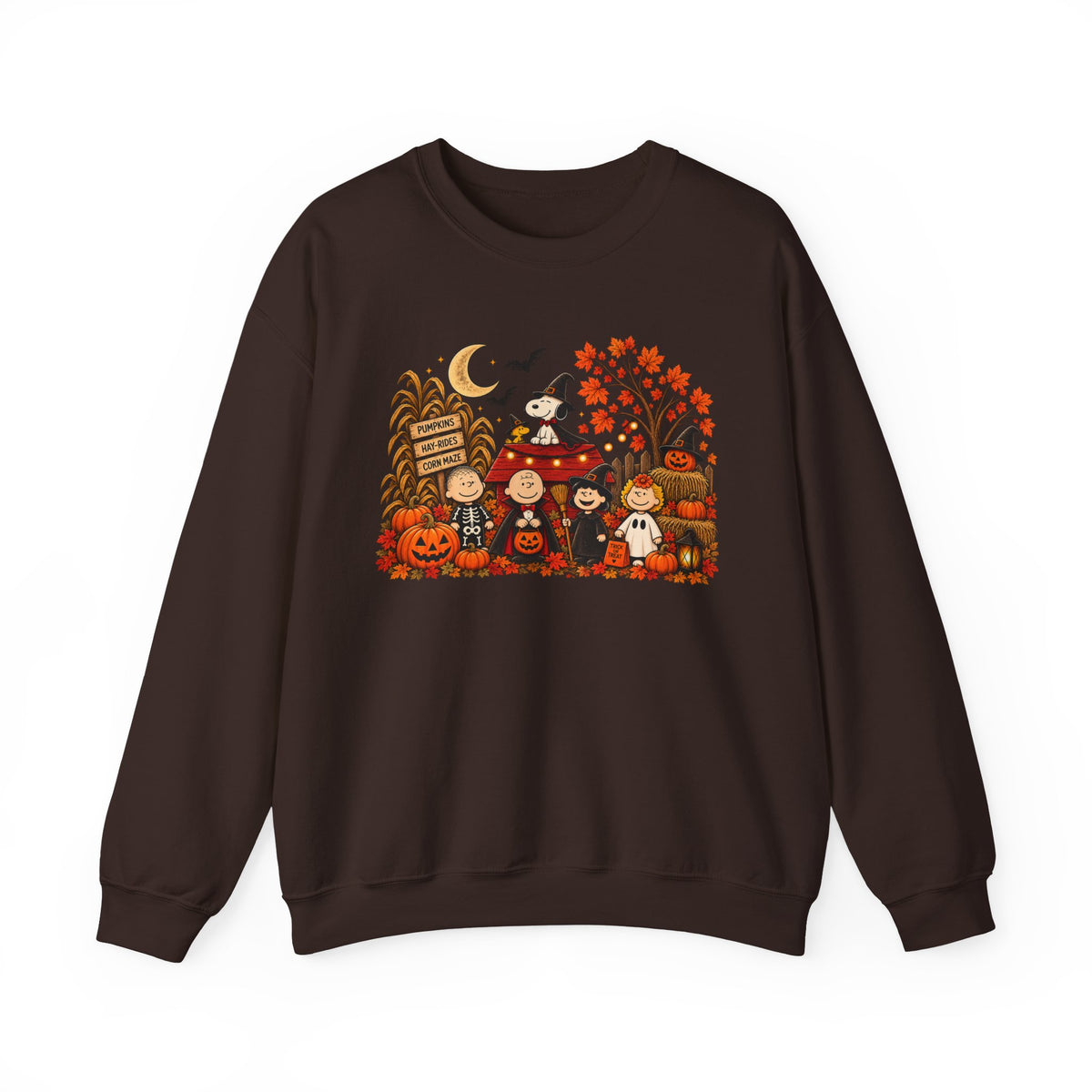 Vintage Halloween Pumpkin Patch Sweatshirt | Cute Fall Graphic Crewneck