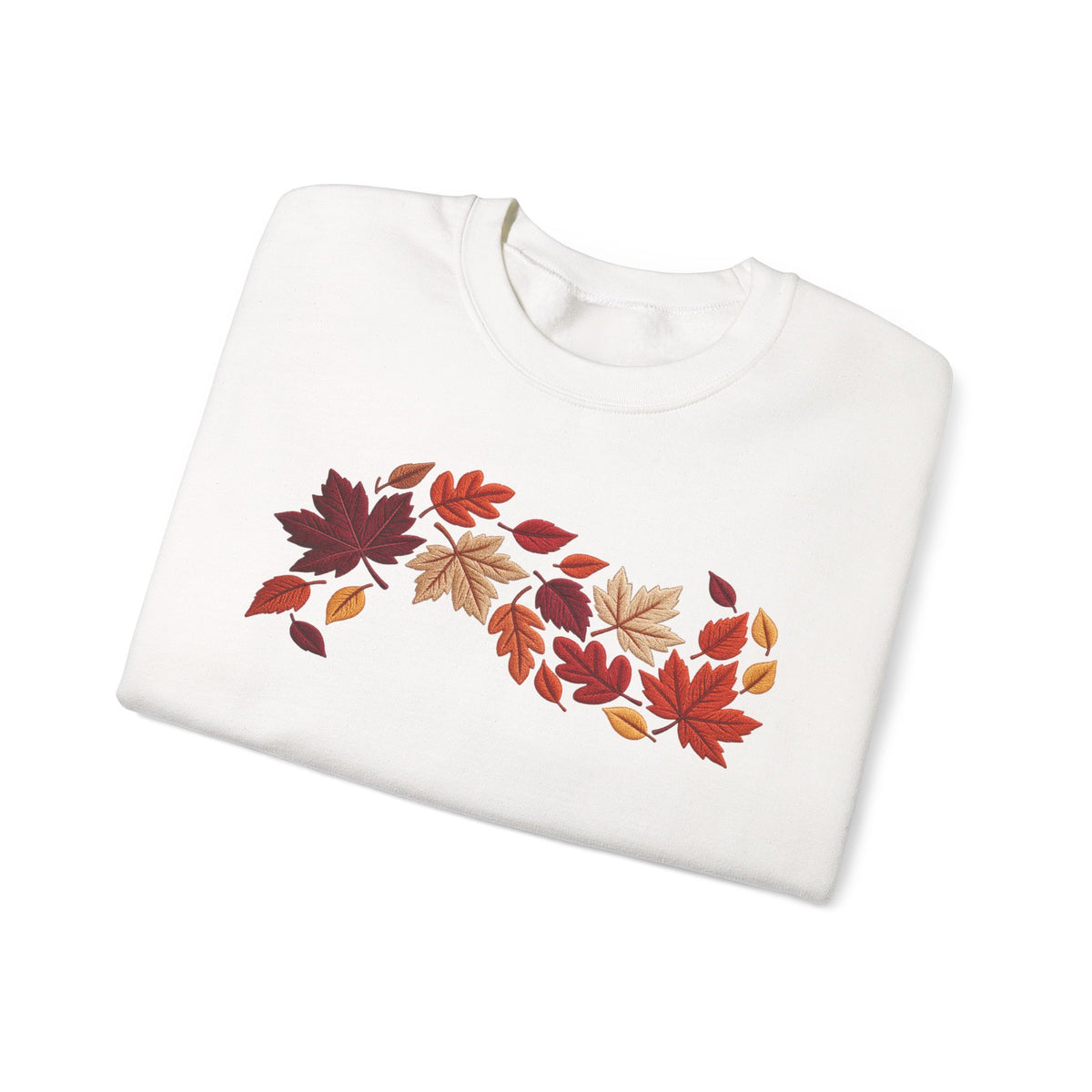 Cozy Autumn Leaves Sweatshirt | Minimalist Fall Crewneck