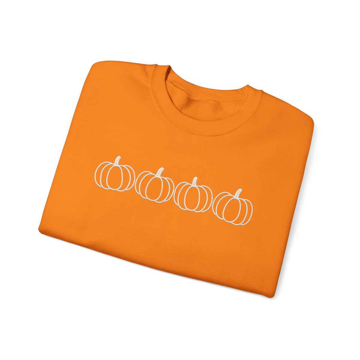 Minimalist Pumpkin Sweatshirt | Sage Green Fall Crewneck