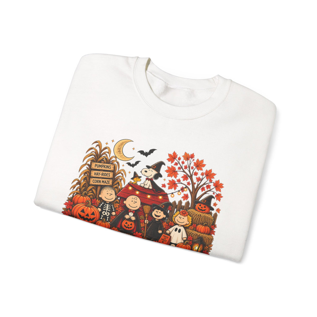 Vintage Halloween Pumpkin Patch Sweatshirt | Cute Fall Graphic Crewneck
