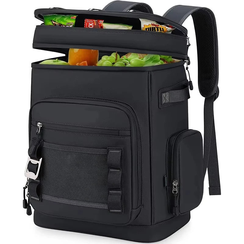 30L Waterproof Insulated Cooler Backpack for Men Women Leak Proof Cooler Rucksack for Camping Beach Fishing Picnic Travel Bag