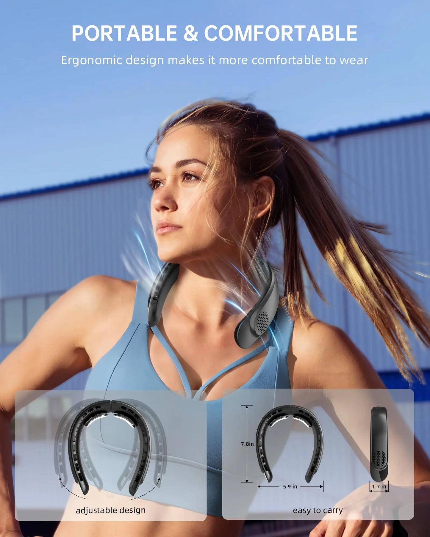 Cool Breeze Wearable Fan