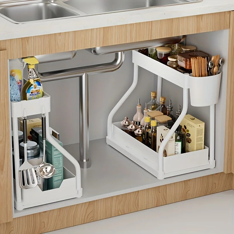 2-Tier Pull-Out Under Sink Organizer
