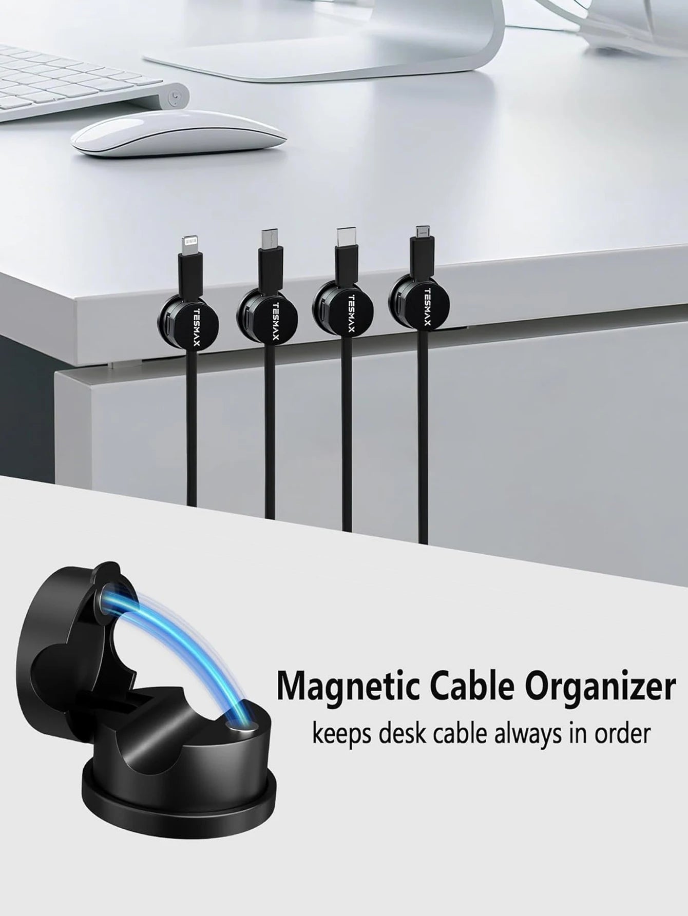 Magnetic Cable Organizer Clips