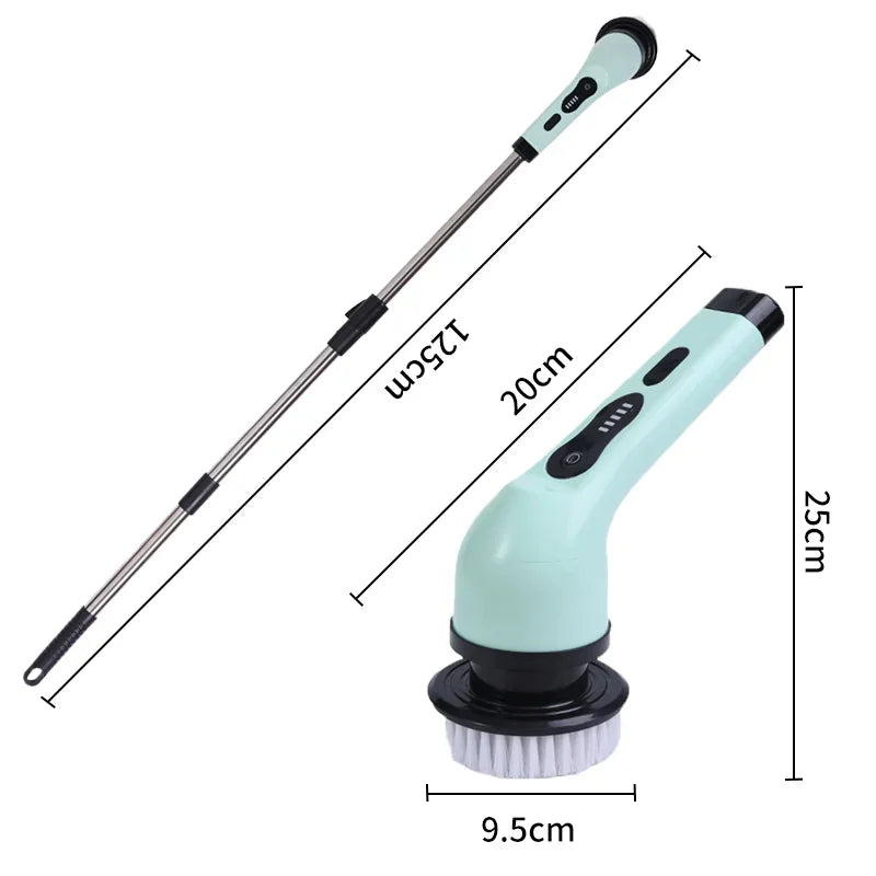 9-in-1 Wireless Rotating Electric Cleaning Brush