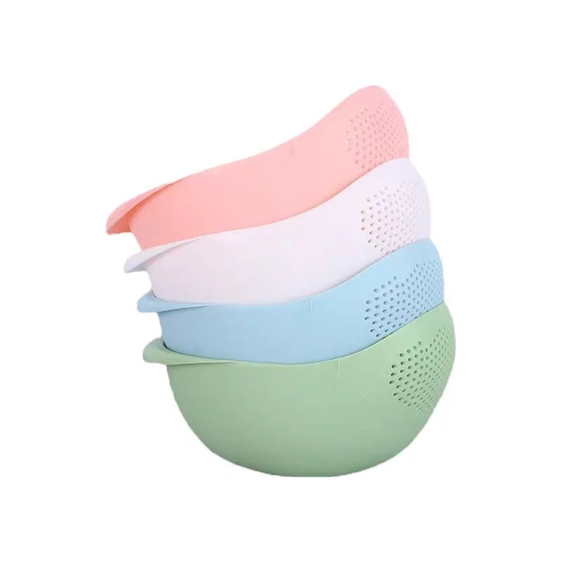 【Hot sales】Rice Drain Basket Rice Filter Fruit and Vegetable Drain Sieve Kitchen Supplies Small Tools Multi-Purpose