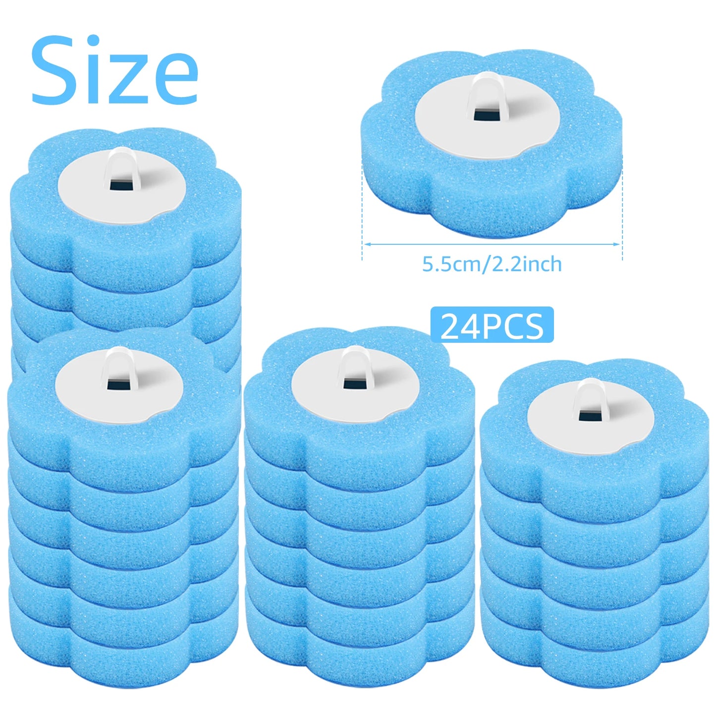 18/36Pcs Toilet Brush With Disposable Head