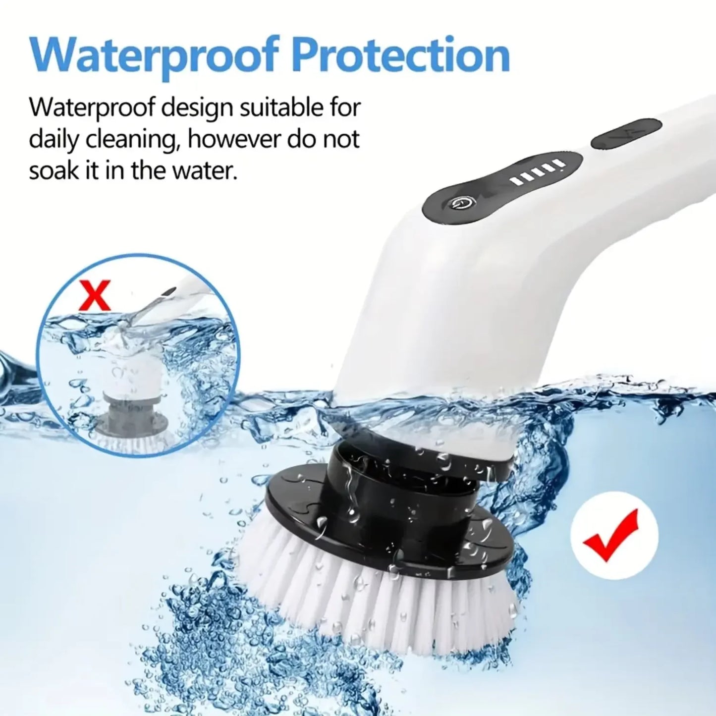 9-in-1 Wireless Rotating Electric Cleaning Brush