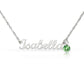 Custom Name Necklace with Birthstone