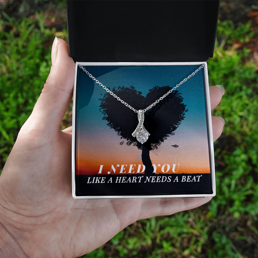 Alluring Beauty Necklace (Yellow & White Gold Variants)