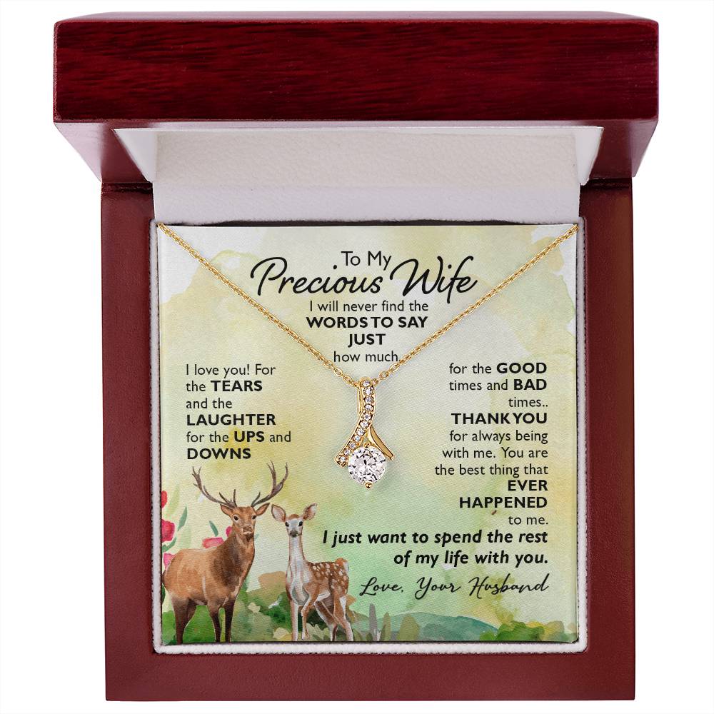 Alluring Beauty Necklace (Yellow & White Gold Variants)