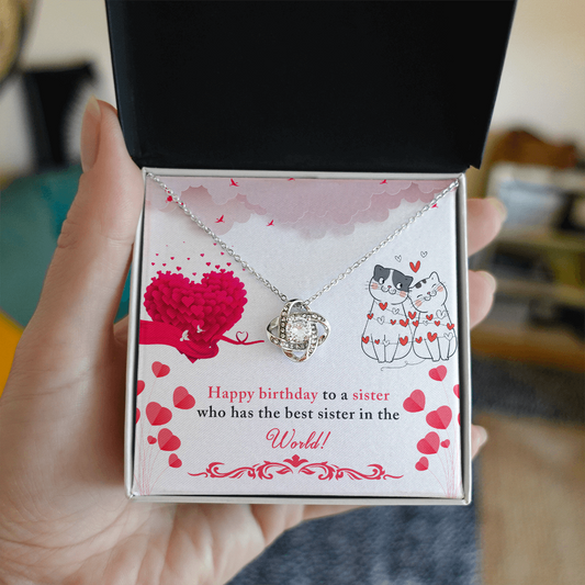 Love Knot Necklace (Yellow & White Gold Variants)