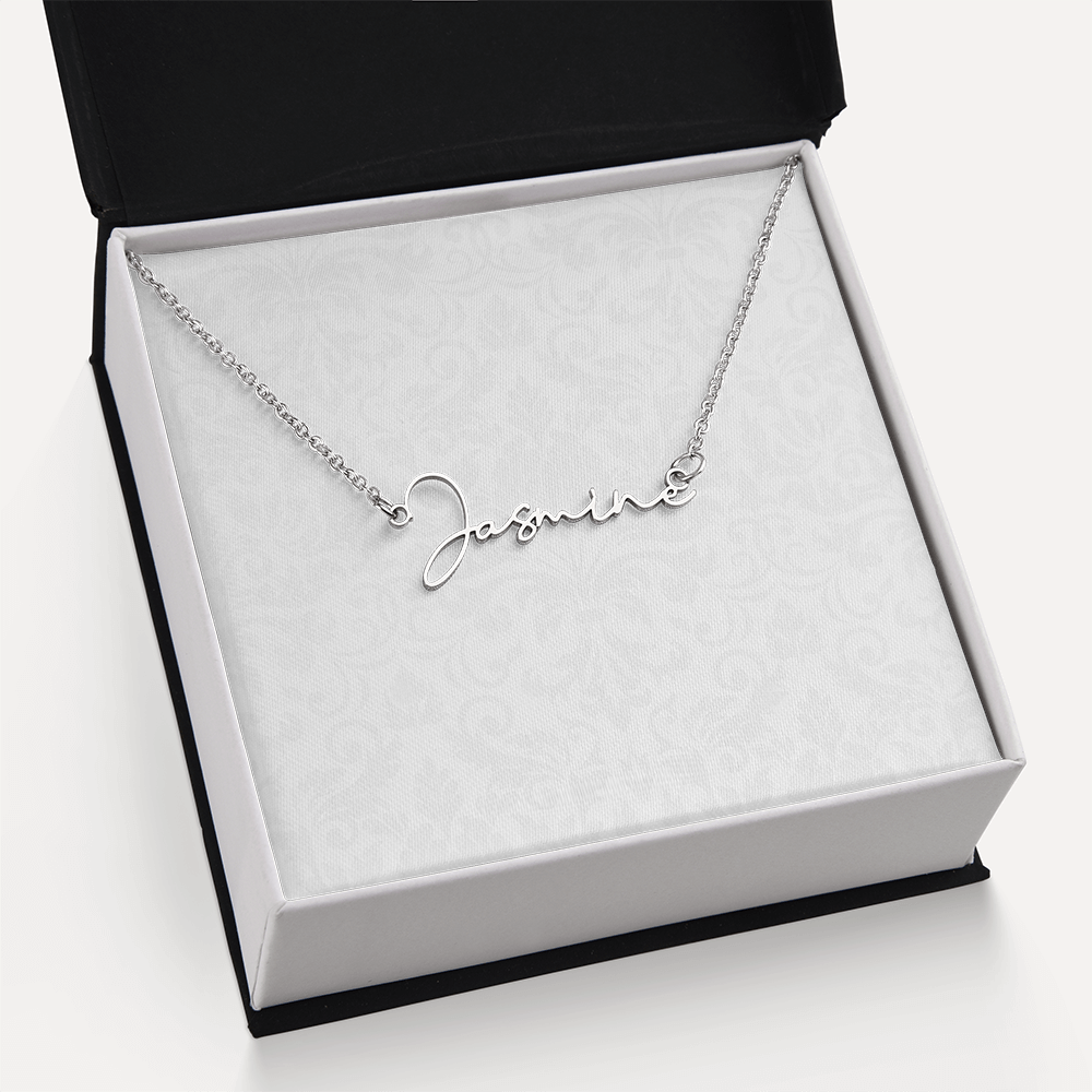Signature Name Necklace (With MC)
