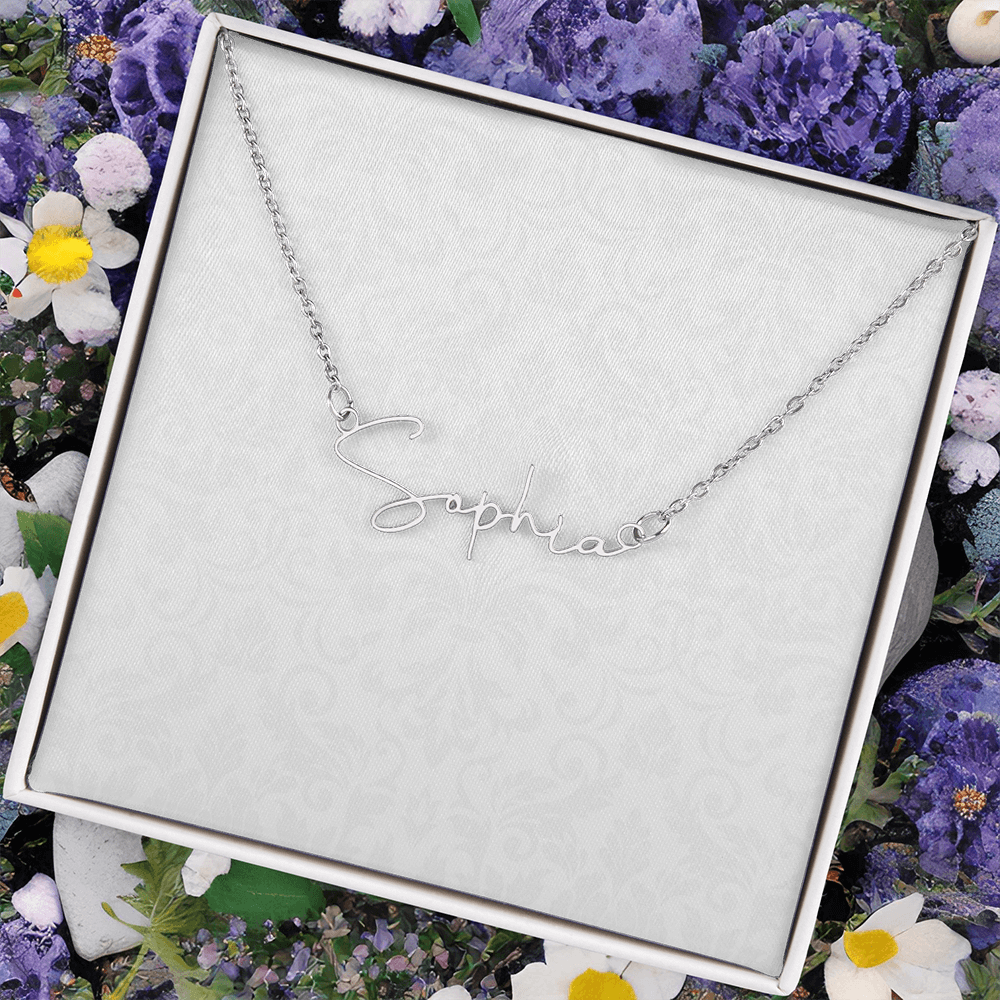 Signature Name Necklace (With MC)
