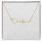 Signature Name Necklace (With MC)