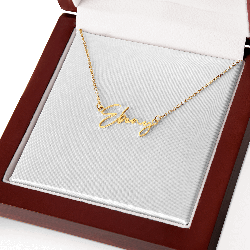 Signature Name Necklace (With MC)
