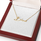 Signature Name Necklace (With MC)
