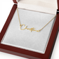 Signature Name Necklace (With MC)