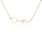 Signature Name Necklace (No Message Card)
