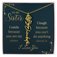 Flower Name Necklace