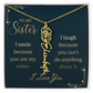 Flower Name Necklace