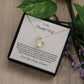 Forever Love Necklace with On Demand Message Card