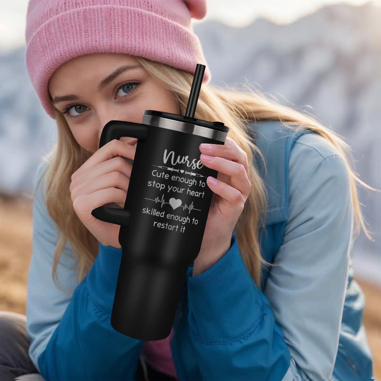 Pinnacle 40oz Tumbler - Laser engraved
