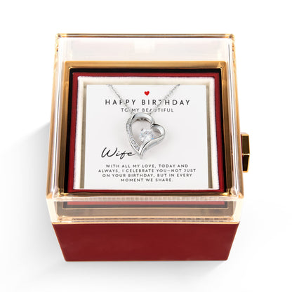 Forever Love with Rotating Rose Gift Box