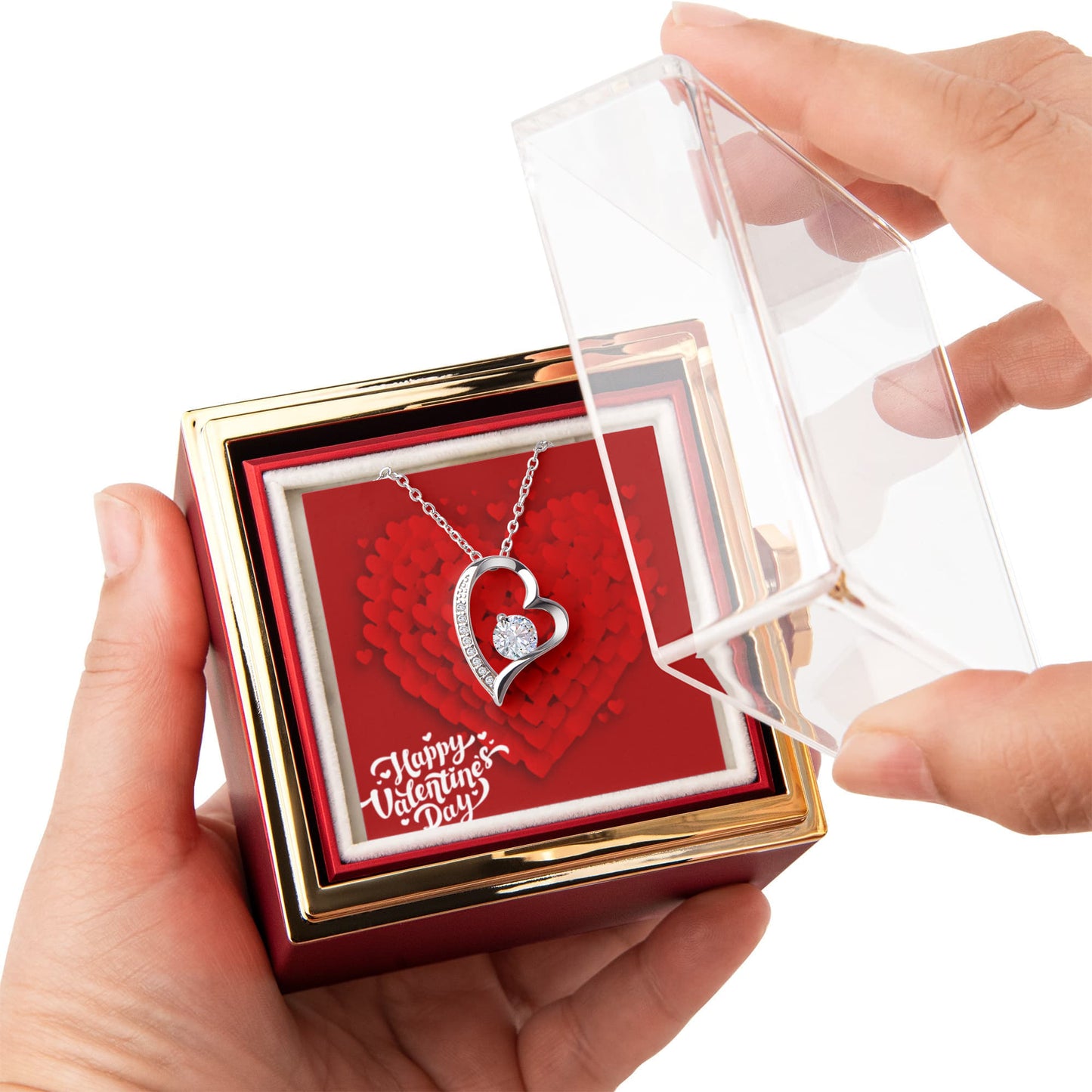 Forever Love with Rotating Rose Gift Box