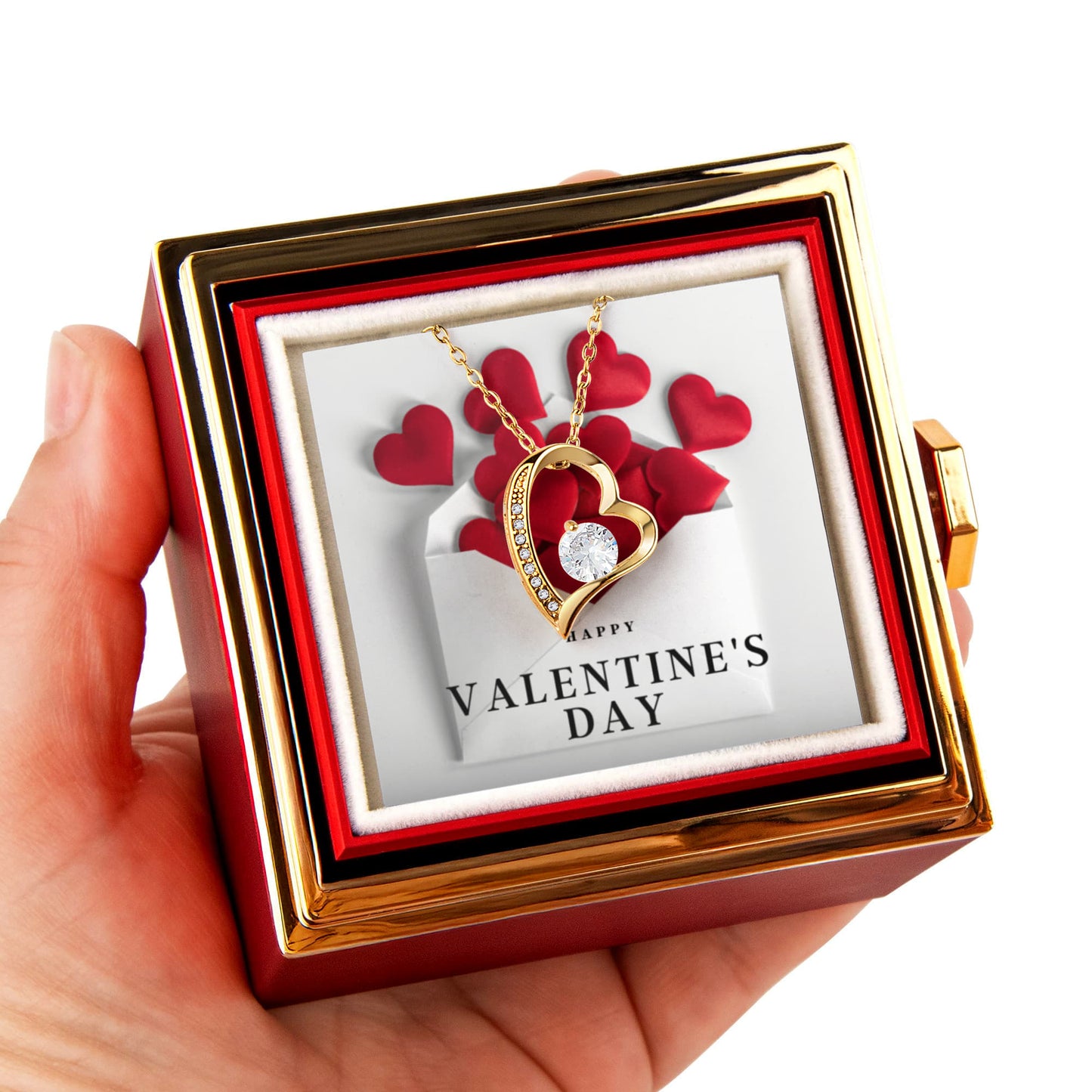Forever Love with Rotating Rose Gift Box