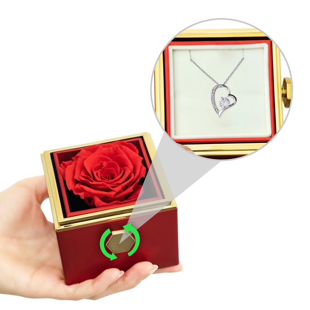 Forever Love with Rotating Rose Gift Box NO MC