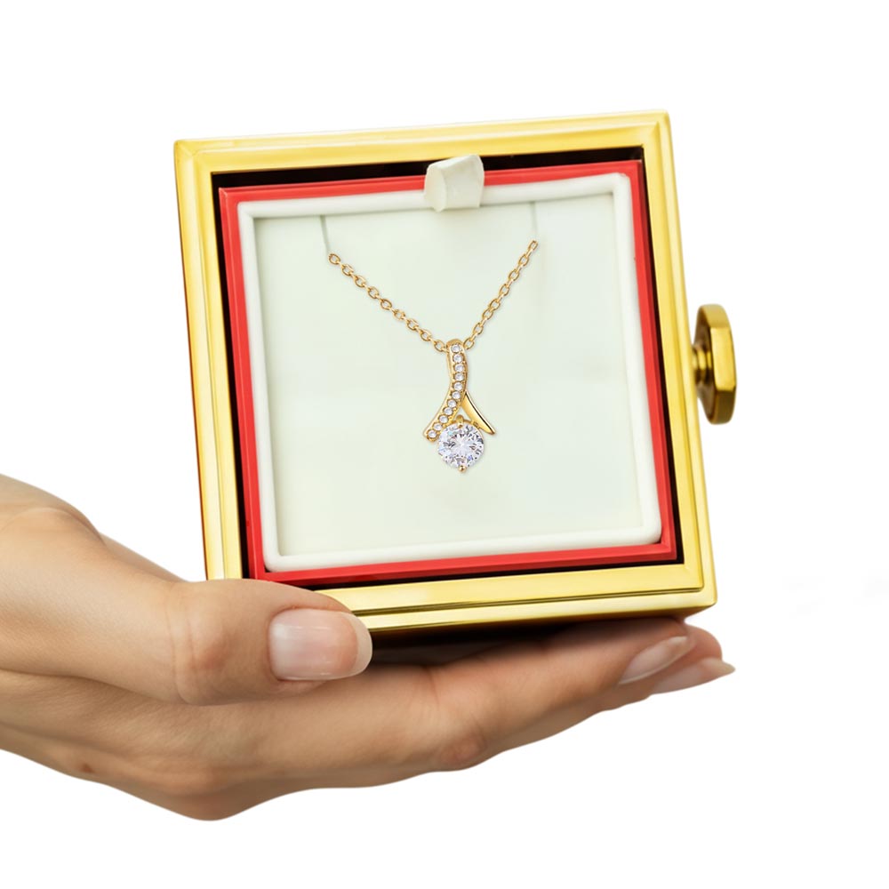 Alluring Beauty with Rotating Rose Gift Box NO MC