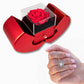 Love Knot Necklace with Red Heart Rose Box
